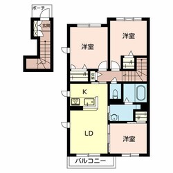 シャーメゾン　ソシアル　御立東の物件間取画像